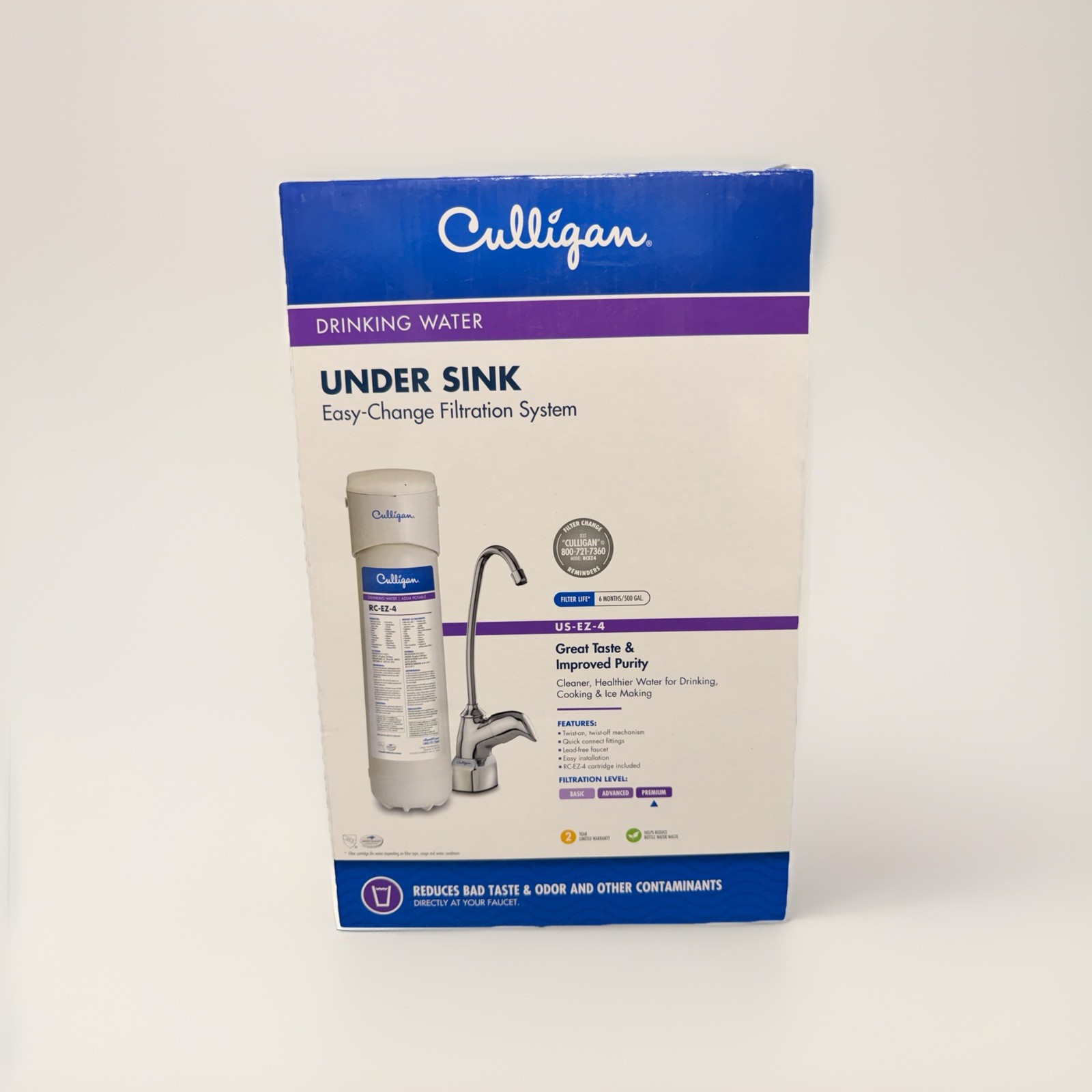 Culligan US-EZ-4 Under-Sink Premium Water Filtration System
