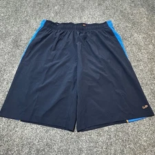 Unipro Shorts Mens Large Blue Quick Dry Drawstring Activewear