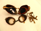 Goggles steampunk   1  Tinted lens welding  motorcycle riding GOGGLES BM Vtg2 pr — photo 2