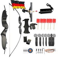 Bogenschießen Takedown Straight Bogen Set 40lbs Recurvebogen Sportbogen Jagd DE