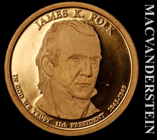 2009-S Presidential Dollar — photo from the most recent tracked eBay sale
