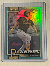 2026 Topps Series 1 Spencer Horwitz #243 Aqua Foil Pittsburgh Pirates