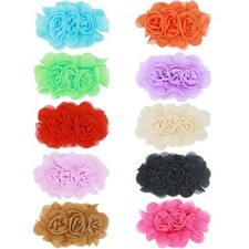 10 PCS Dog Collar Flowers, Multi-Color Pet Bow Ties Flower, Sliding Pet 10 Pcs