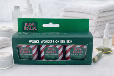 Set 3 Bag Balm Original On The Go Skin Moisturizer Mini 1 oz Tins Sealed NIB NP