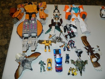 Hasbro Transformers Figures- Armada Supreme, Airazor, Silverbolt, Optimus Primal