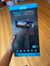 BOWER Smart Gimbal Mobile Stabilizer 3-Axis Smart Phone Stabilizer 360 Degree