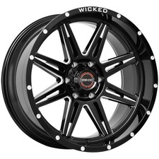 Wicked Off-road W905 20x10 8x6.5 -18mm Blackmilled Wheel Rim 20 Inch Wicked Off-road W905 20x10 8x6.5 -18mm Blackmilled Wheel Rim 20 Inch