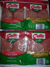 2 GALLO ITALIAN DRY SALAME Salami FOUR POUND 2 Pound x 2 = 4lb FRESHEST Priority