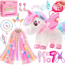 Unicorn Toys For Girls Age 4-6 Unicorns Gifts Walking Talking Singing