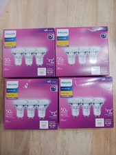 Philips Dimmable Led Bright White Light Bulbs 9290020555a - 4 Packs Of 3 Bulbs