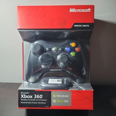 Genuine OEM Microsoft Xbox 360  Wired Controller For Windows Black. NEW