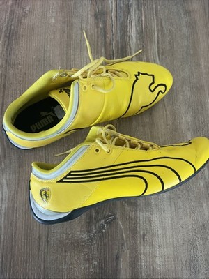 Puma Ferrari Drift Cat Sneaker 303926-03 Gelb Leder Herren - Größe 42
