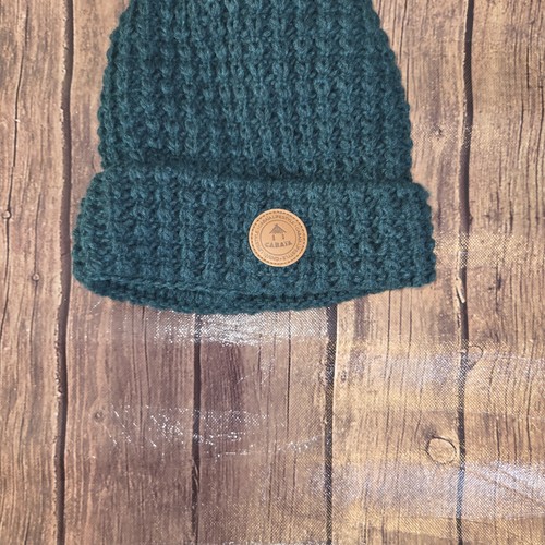 Cabaiai Beanie Hat Unisex OS Bandista Green Interchangeable Bobbles Not Included - Picture 5 of 10