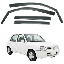 For Nissan March 1999-2011 In-channel Wind Deflector 4pcs