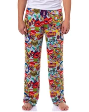 The Simpsons Lounge Pants Men's Krusty Clown Sleep Pajamas