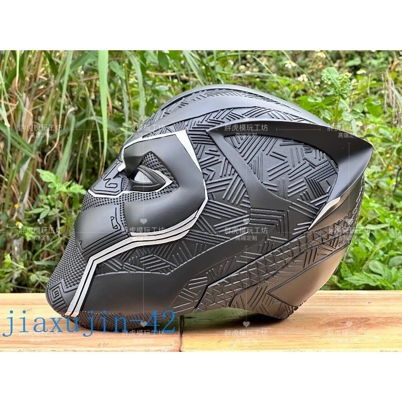 Black Panther Helmet 2.0 Mask Movie Props Cosplay Halloween Anime Headgear Gift - Image 4 of 4