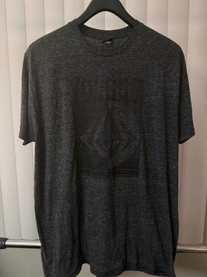 Men s Volcom Logo Dark Gray Shirt Size Large