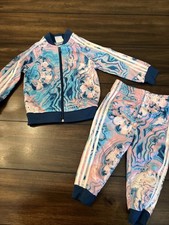 Adidas Kids Original Marble Geode Print Super Star Tracksuit Set