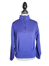 Athleta Women's Altitude Polartec Half Zip Pullover Purple Size Small