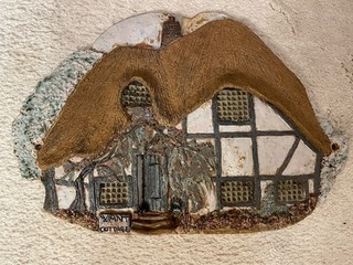 Handmade Ceramic Cottage Wall Hanging Hanging Decoration