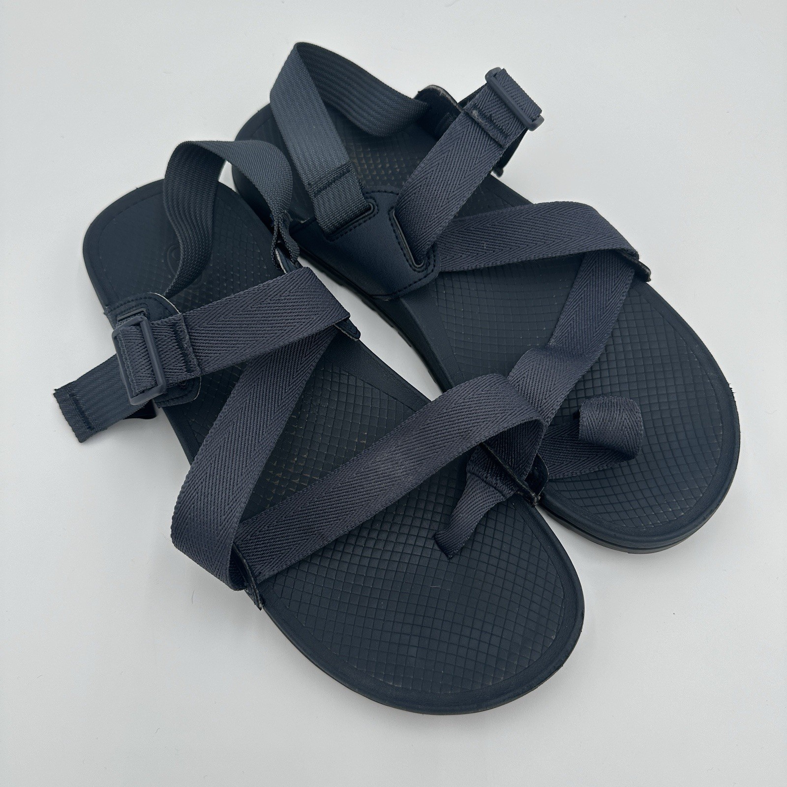 Chaco Mens Lowdown 2 Adjustable Sandal Storm Blue Size 12 EVA