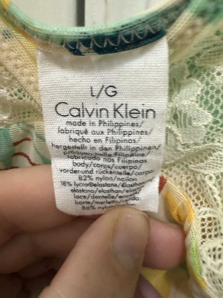 Camisón tropical para mujer Calvin Klein talla L Foto 3 de 3