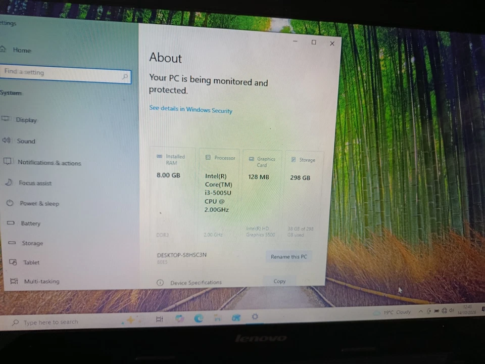 Lenovo G50-80 Laptop 15.6 for Spares Or Repairs No Power Supply, photo 3 of 5