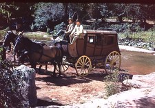 Photograph 35mm Slide Oak Creek Arizona 1948 Station West Movie Stagecoach
