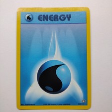 Pokemon Card Water Energy 111/111 Unlimited Neo Genesis NM