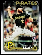 2024 Topps Colin Selby #668 RC Rookie Pittsburgh Pirates