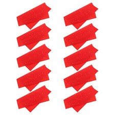 10 Sheets Red Calligraphy Practice Paper Rice Chinese Japanese Xuan