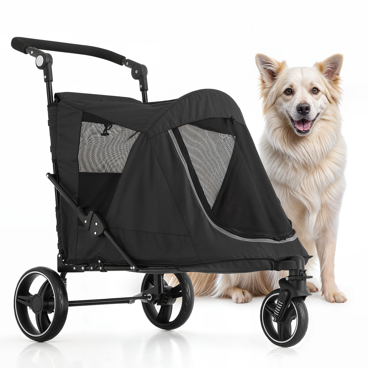 Ubuy Cheap Pet Strollers For Small Dogs Elegant Umbrella-Shaped Doggy  Stroller For Small Dogs, Small