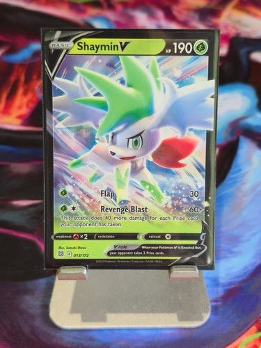 Shaymin V 13/172 Ultra Rare Brilliant Stars Pokemon TCG LP