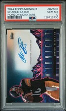 Charlie Batch - 2024 Topps Midnight Horizon Signatures PSA 10