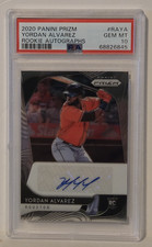 2020 Panini Prizm Yordan Alvarez Rookie Auto PSA 10 Gem Mint RC #RA-YA