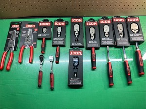 Icon Tool Lot Ratchets And Pliers 12 Pieces ￼Build Your Tools Box