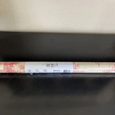 VTG ALBERT VAN LUIT § COMPANY Red & Cream Chinoiserie wallpaper (9yd x 27in)Rare