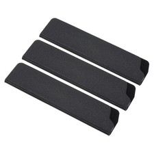 3Pcs ABS Kitchen Knife Sheath Cover Sleeves for 5" Santoku Knife Black