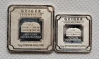 Lot Of 2 Geiger  Bars 10 Garm And 5 Gram Geiger Silver Bars