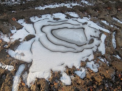 Photo 6x4 Icy Abstract Scone There is a hint here that the shapes in the  c2017
