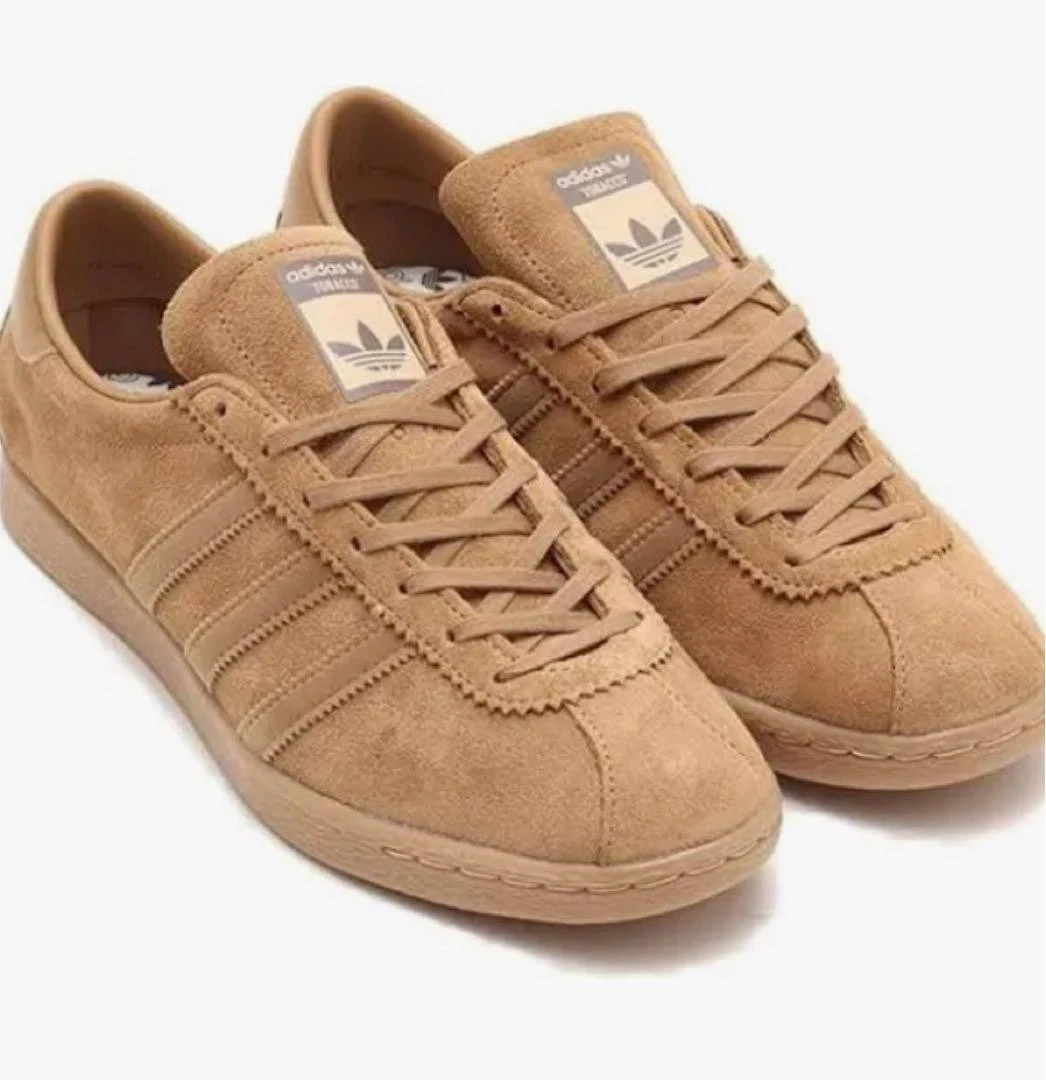 ADIDAS Scarpe casual da uomo US 6 in pelle tabacco usate