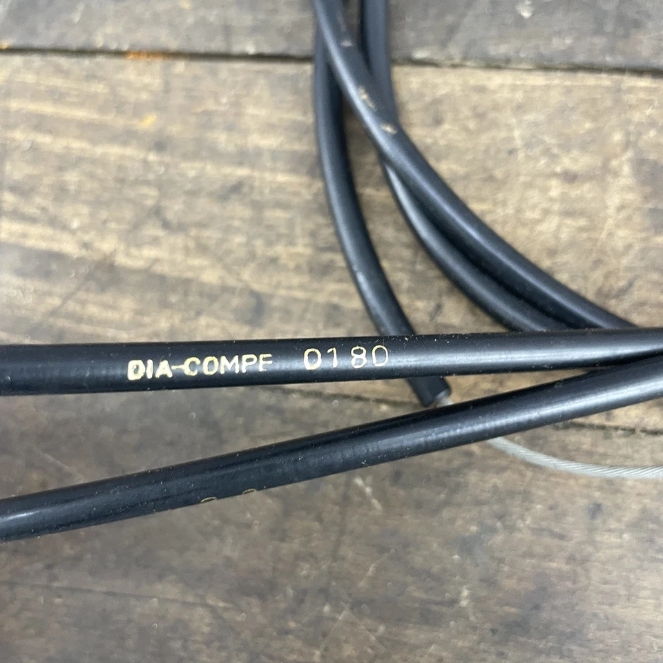 Dia Compe BMX Brake Cable Housing 80 Stamp 1980 NOS New 44 in Black Long Stamp - Image 4 of 4