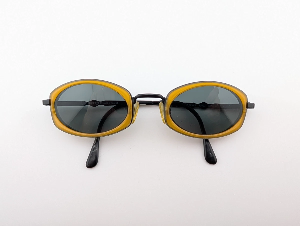 VOGUE 3687 Narrow Oval Eyeglasses in Black 90s Style VOGUE VO 3257-S Authentic Made in Italy Round Oval  main image 4