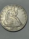 1858 O Seated Liberty Half Dollar