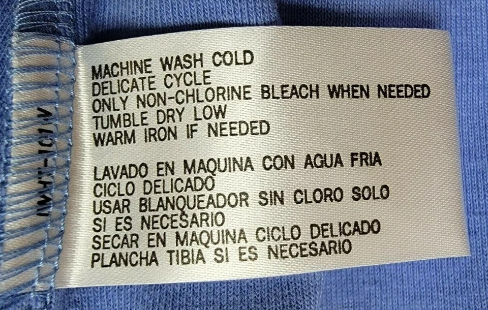 Izod Womens Shirt Top Blouse Size 2X Capri Blue NEW - Image 3 of 4