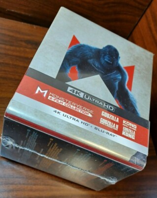 MONSTERVERSE 4-Film Collection 4K Steelbook- NEW-Free Box Shipping
