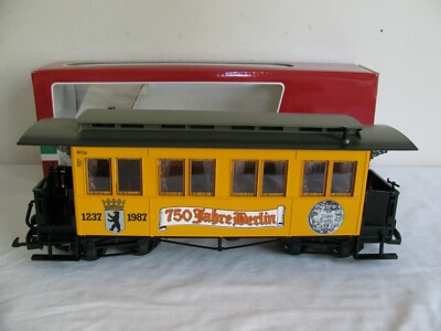 Vintage LGB G Scale Jahre Berlin 750 Year Anniversary Passenger