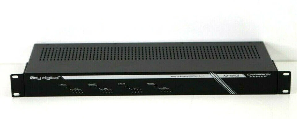 Key Digital KD-4x4CS 4x4 HDMI Matrix Switcher/ Switch e783 - Image 3 of 4