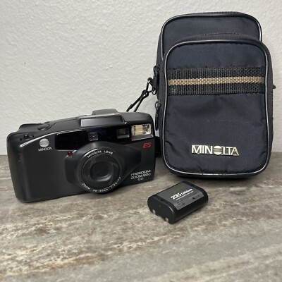 Minolta Freedom Zoom 90c QD Built-In Flash 35mm Film Point & Shoot Camera AS iS