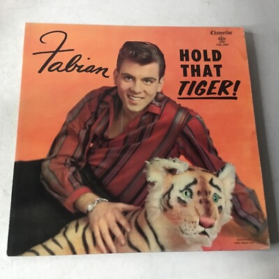 FABIAN LP Hold that Tiger 1959 Chancellior  mono  vinyl